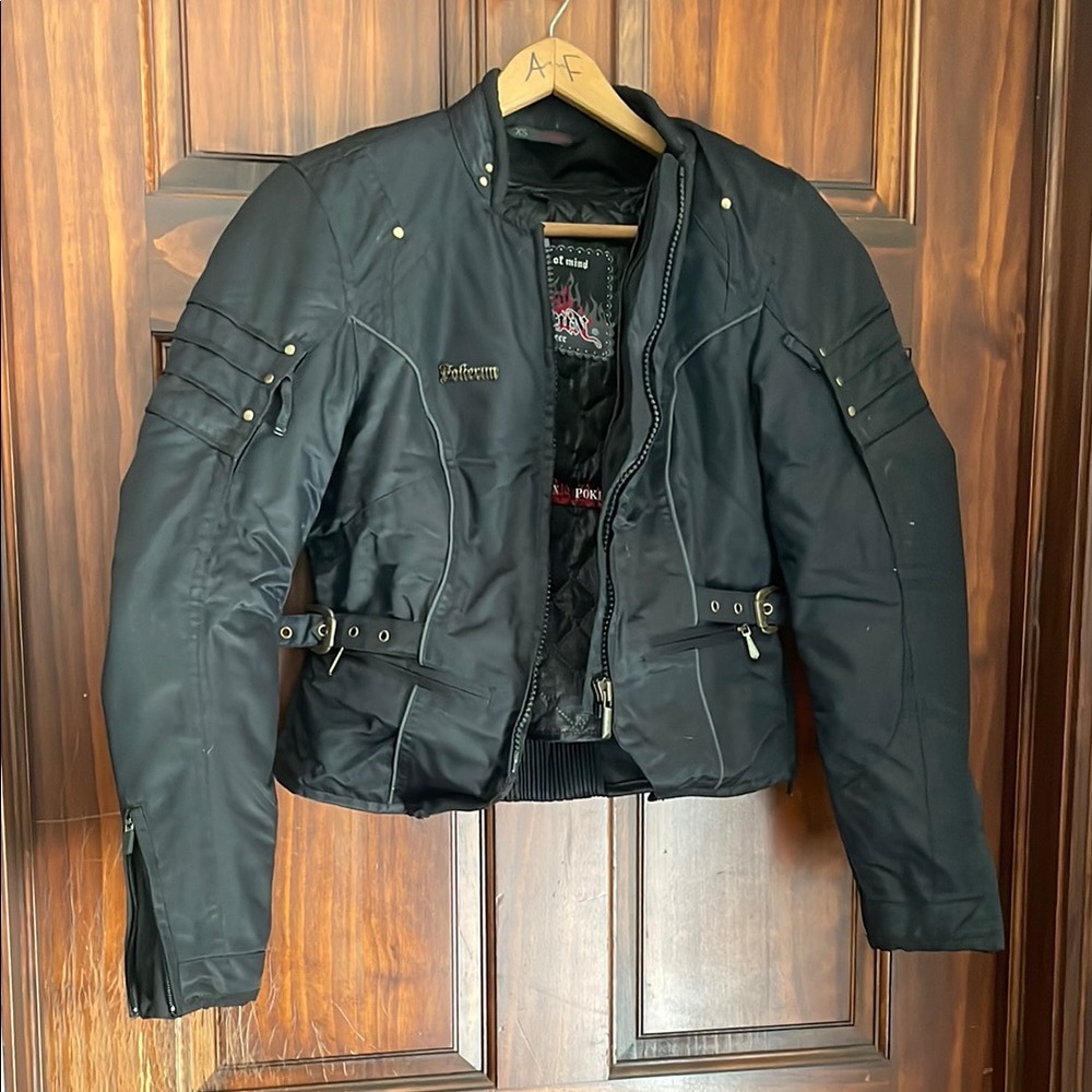 Black Jacket with Gold Logo